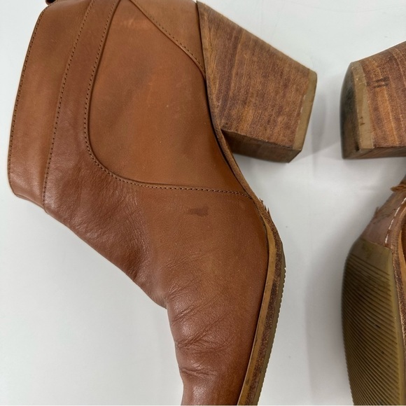 Rachel Comey Hitch Whiskey Leather Ankle Bootie Size 7 - Picture 5 of 10